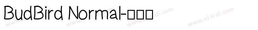 BudBird Normal字体转换